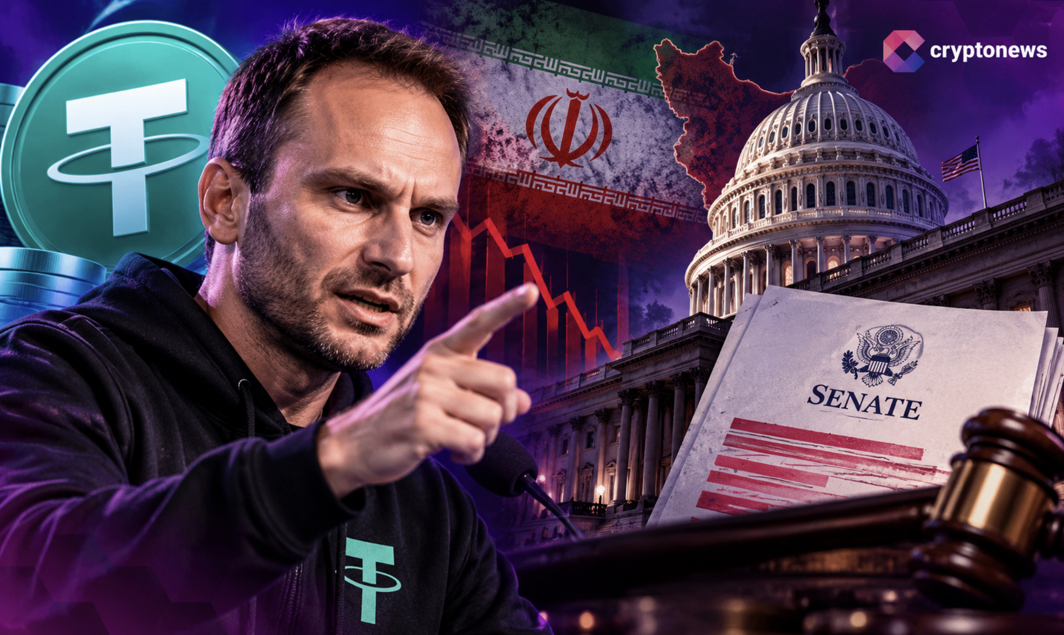 Tether CEO Defends Company's Iran Sanctions Compliance Amid Senate Investigation