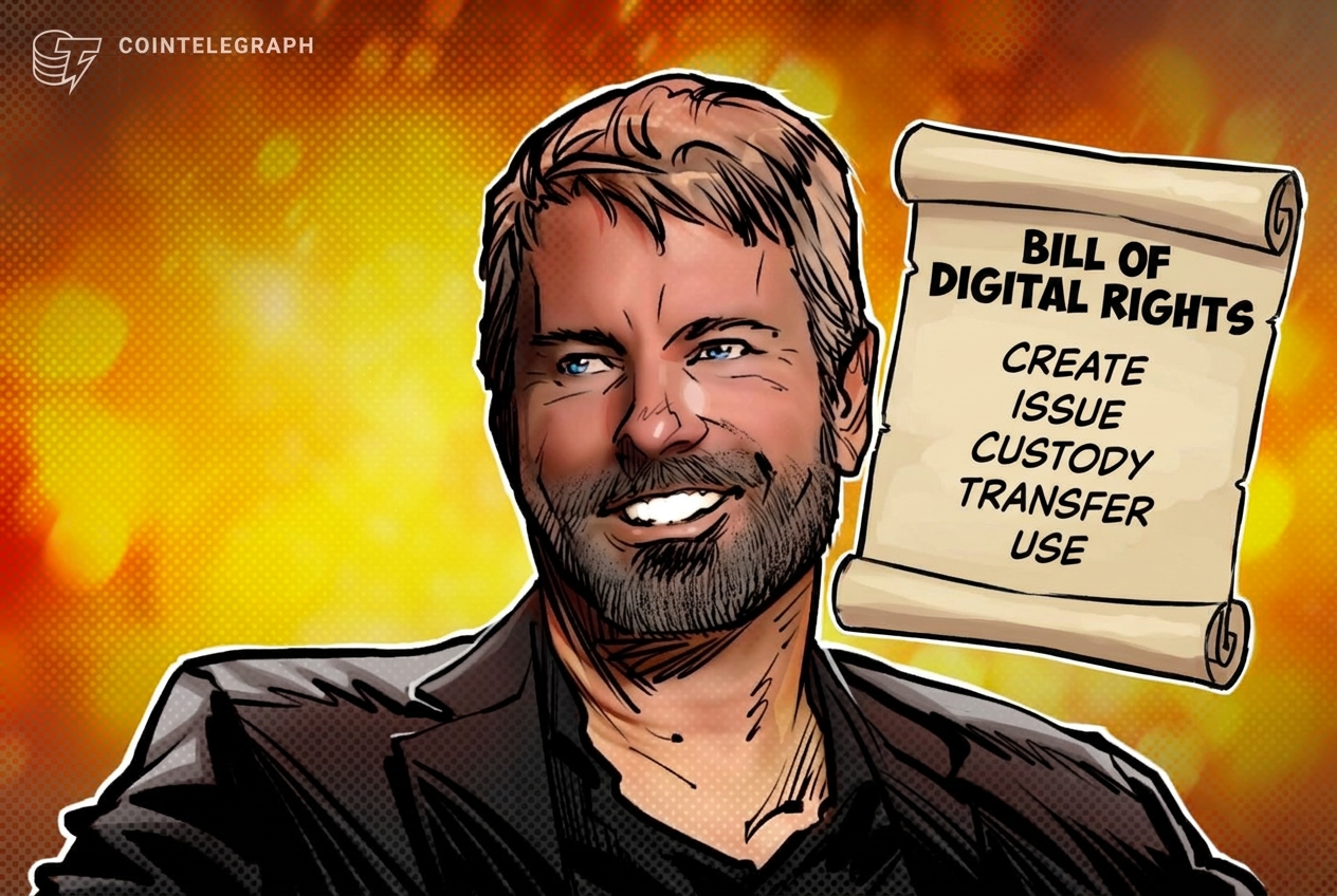 Michael Saylor Proposes Digital Rights Framework to Unlock Economic Growth for Millions